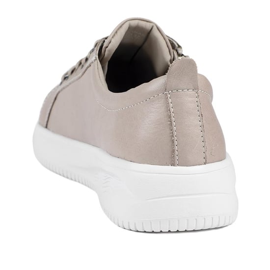Jones Bootmaker Anara Zip & Lace Leather Trainers - Image 3