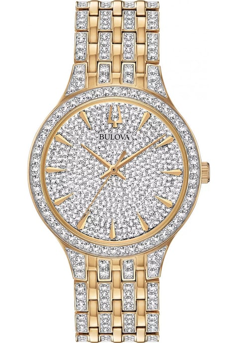 Bulova 98A229 Mens Crystal Phantom Watch - Image 1