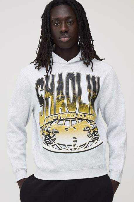 Regular Wu-Tang Licensed Print Hoodie - Image 1