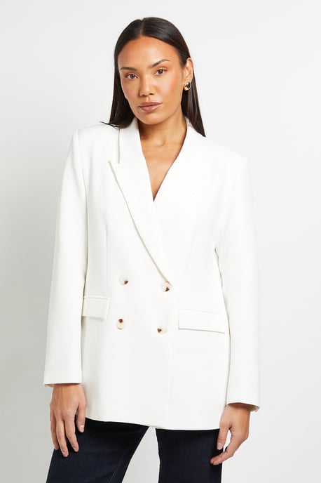 Relaxed Double Breasted Blazer - Image 1