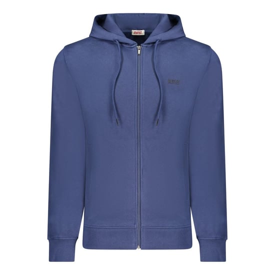 Rifle Blue Cotton Men's Hoodie - Image 1
