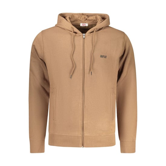 Rifle Marrone Katoenen Hoodie voor Mannen - Image 1