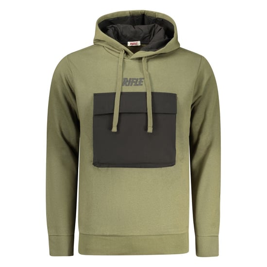 Rifle Verde Cotton Men's Hoodie - Image 1