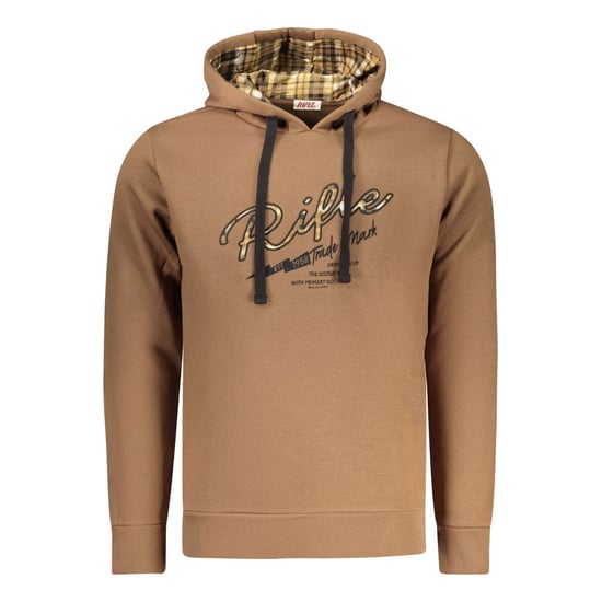 Rifle Marrone Bomull Sweatshirt för Män - Image 1