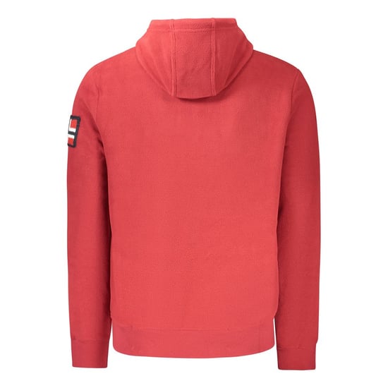 Norge 1963 Röd Polyester Herr Hooded Sweatshirt - Image 2