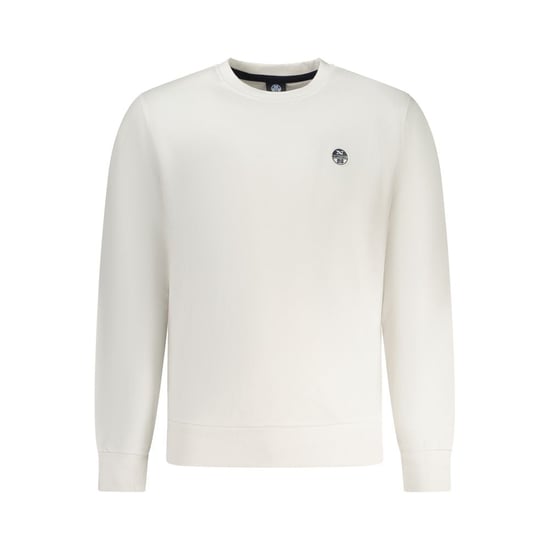 North Sails Vit Bomull Herr Sweatshirt - Image 1