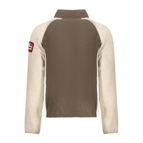 Norge 1963 Marrone Polyester Herrtröja - Image 2