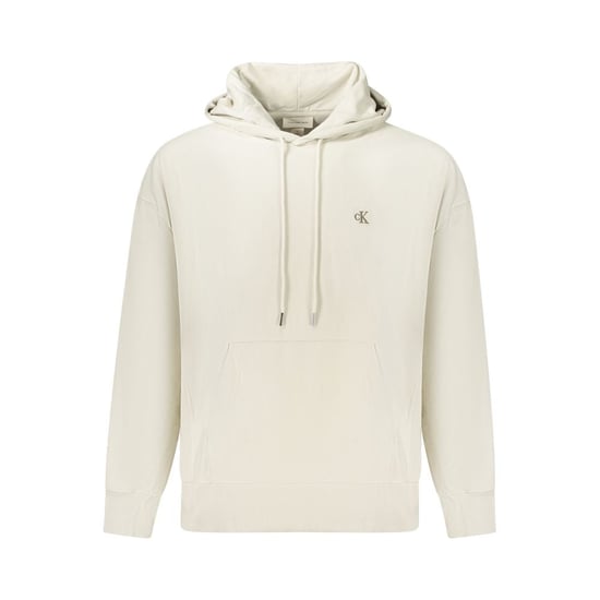 Calvin Klein Beigen Katoenen Heren Hoodie - Image 1
