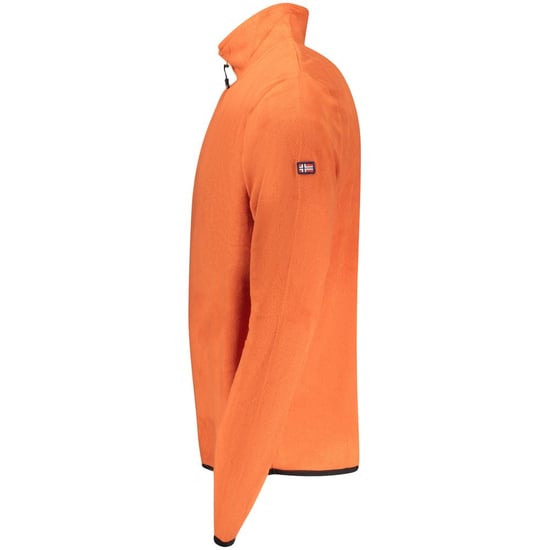 Noorwegen 1963 Arancione Polyester Heren Sweatshirt - Image 3