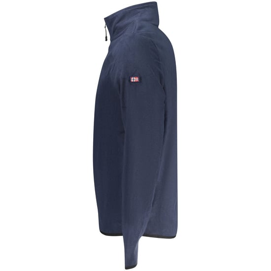 Norge 1963 Blå Polyester Mäns Tröja - Image 3