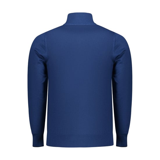 Coveri Bewegende Blauwe Viscose Heren Trui - Image 2