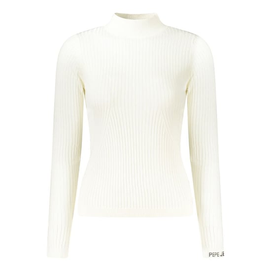 Pepe Jeans Witte Katoenen Dames Trui - Image 1