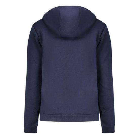 Noorwegen 1963 Blauwe Katoenen Dames Sweater met Capuchon en Rits - Image 2