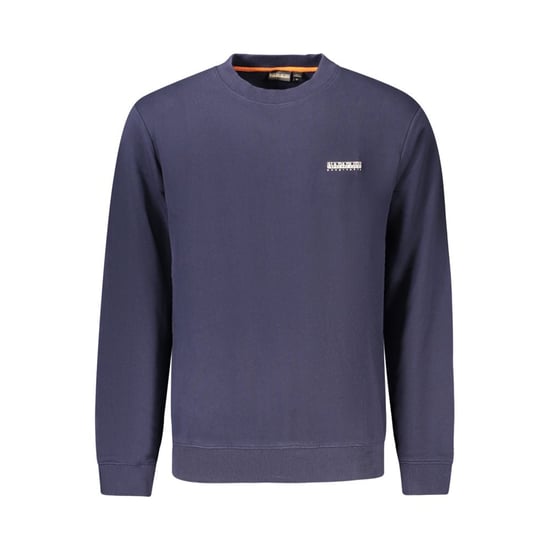 Napapijri Blue Cotton Men Sweatshirt - Image 1