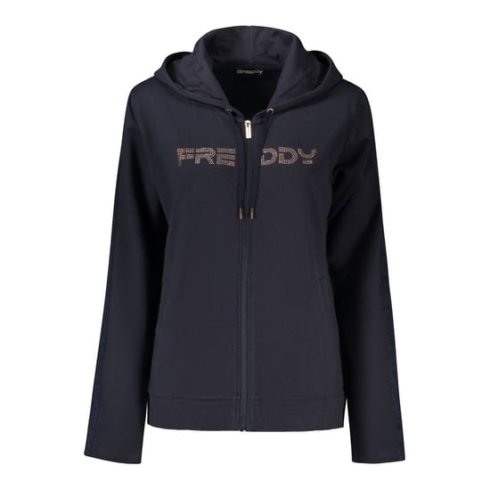 Freddy Blauwe Katoenen Dames Sweater - Image 1