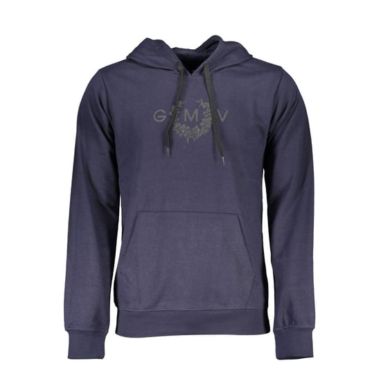 Gianmarco Venturi Blauwe Katoenen Hoodie voor Mannen - Image 1