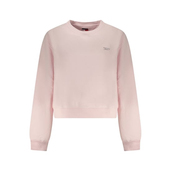 Tommy Hilfiger Pink Cotton Women Sweatshirt - Image 1