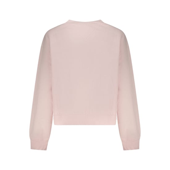 Tommy Hilfiger Pink Cotton Women Sweatshirt - Image 2