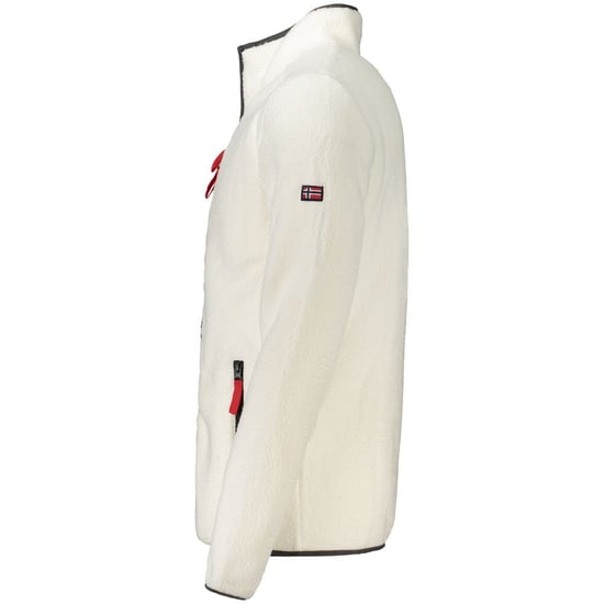 Noorwegen 1963 Witte Polyester Heren Sweatshirt - Image 3