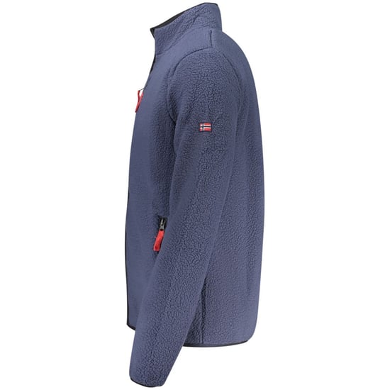 Norge 1963 Blå Polyester Herrtröja - Image 3