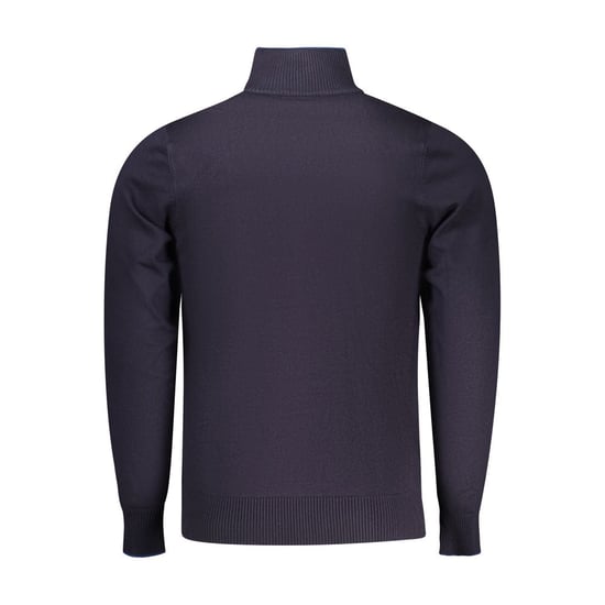 Coveri Moving Blue Viscose Men Sweater - Image 2