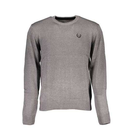 Gianmarco Venturi Grigio Katoenen Heren Sweater - Image 1