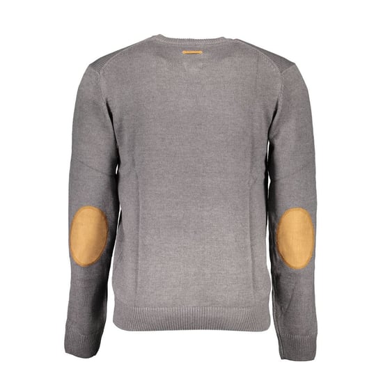 Gianmarco Venturi Grigio Katoenen Heren Sweater - Image 2