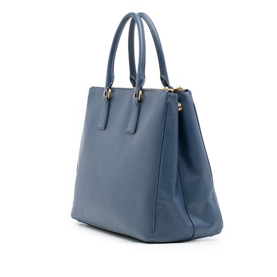 Tweedehands Grote Saffiano Lux Galleria Double Zip Tote - Image 2
