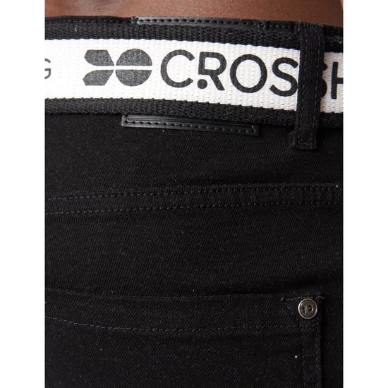 Crosshatch Heren Barbeck Slim Jeans (Massief zwart) - Image 3