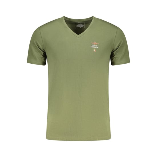 Aeronautica Militare Groene Katoenen Heren T-Shirt - Image 1