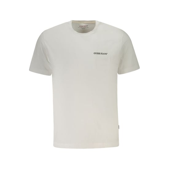Guess Jeans Bianco Cotton Men T-Shirt - Image 1