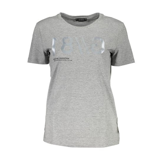Guess Jeans Gray Cotton Women T-Shirt - Image 1