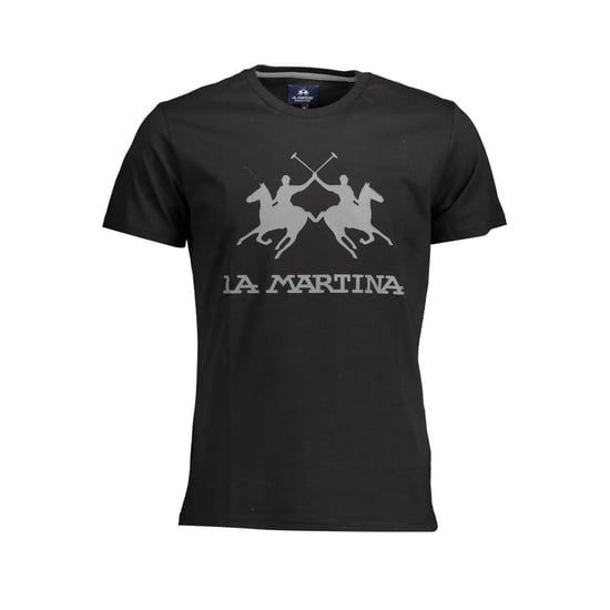La Martina Svart Bomull T-Shirt för Män - Image 1