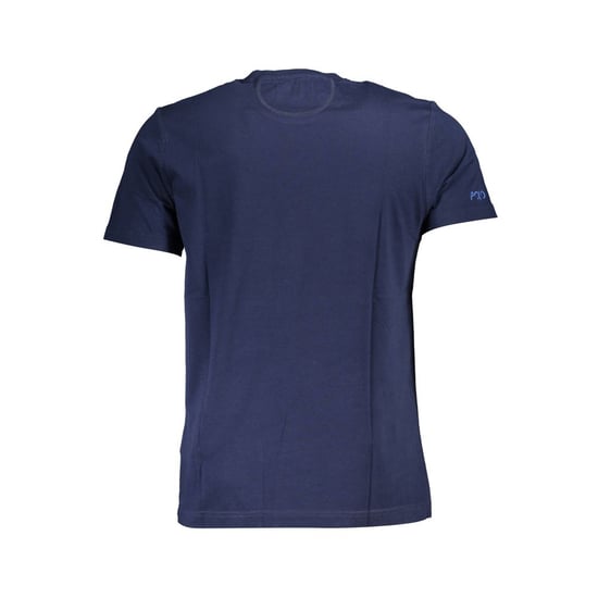 La Martina Blue Cotton Men T-Shirt - Image 2