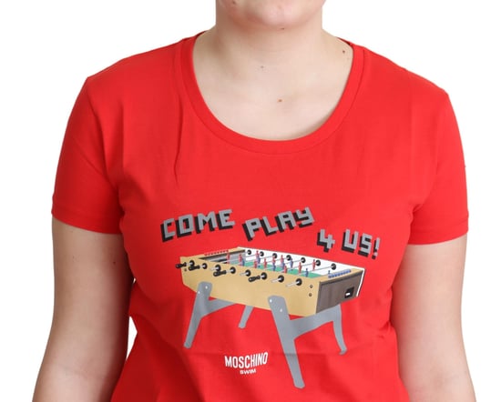 Moschino Tsh5061 Voetbal T-shirt Rood - Image 2