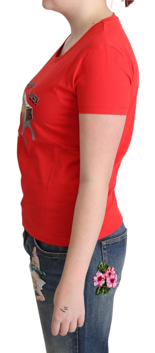 Moschino Tsh5061 Voetbal T-shirt Rood - Image 3