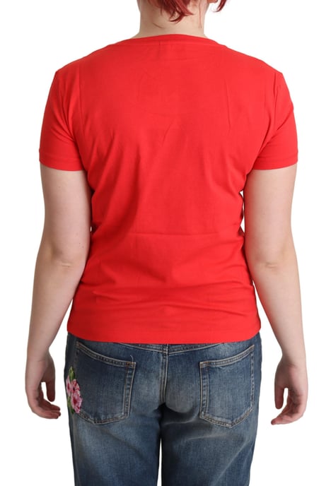 Moschino Tsh5061 Voetbal T-shirt Rood - Image 4