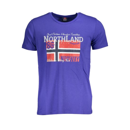 Norge 1963 Blå Bomull Herr T-Shirt - Image 1