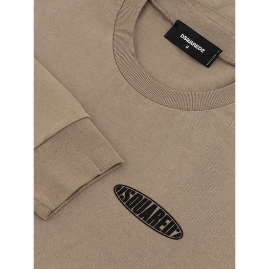 Dsquared² Beige Bomulls-T-shirt - Image 4
