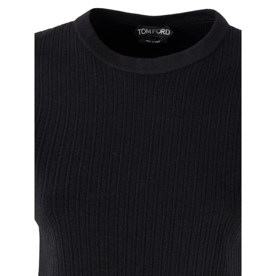Tom Ford Svart Silke T-shirt - Image 3