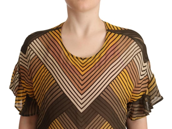Chevronprint Zijden Blouse - Image 2