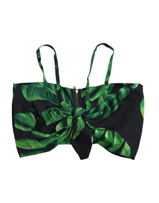 Dolce Gabbana Tropisch Bladerenprint Top - Image 6