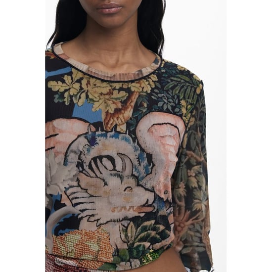 Desigual Svart Polyester T-shirt för Kvinna - Image 3