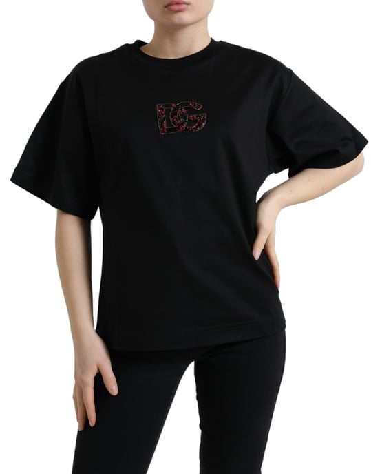 Dolce Gabbana Tsh84346 Pailletten T-shirt - Image 1