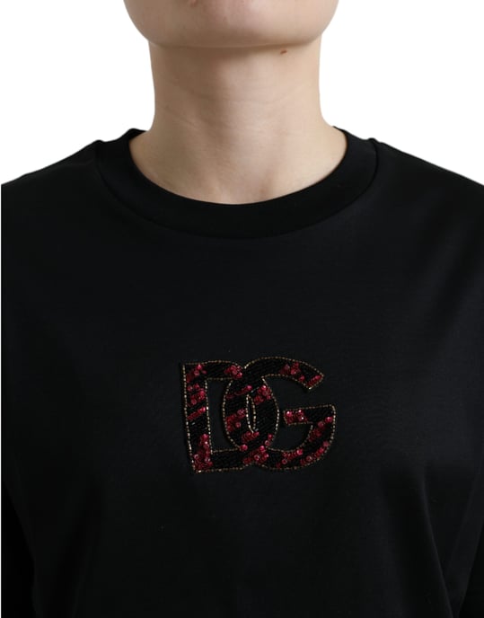 Dolce Gabbana Tsh84346 Pailletten T-shirt - Image 4