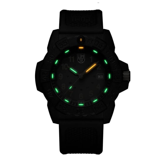 Luminox Zwarte Rubber Sporthorloge - Image 2