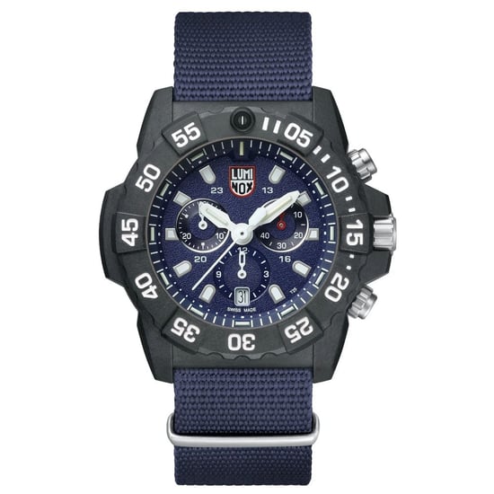 Luminox Zwarte Rubber Sporthorloge - Image 1