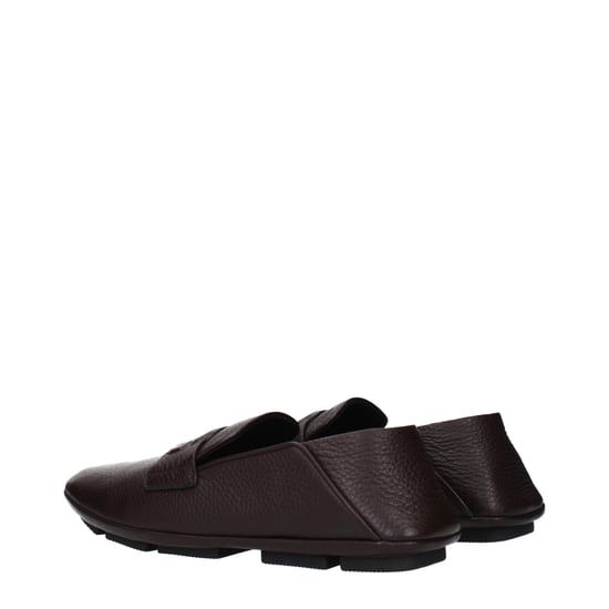 Dolce & Gabbana Brun Läder Slip-On Loafers - Image 4