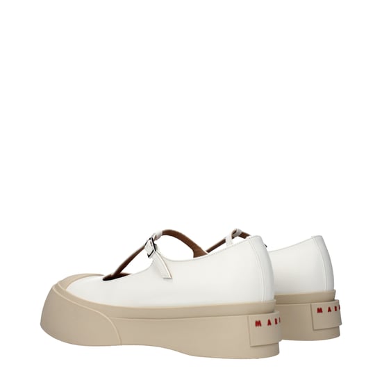 Marni Witte Leren Instap loafers - Image 4