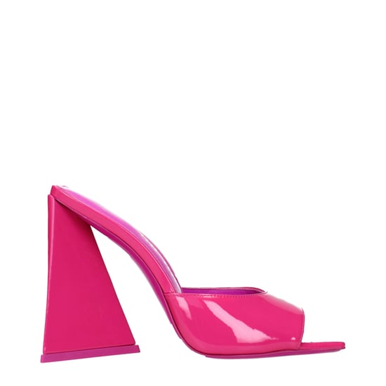De Attico Roze Leren Platform Sandalen - Image 1